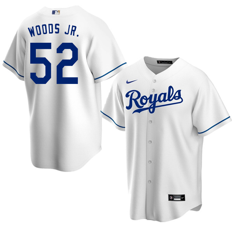 Nike Men #52 Stephen Woods Jr. Kansas City Royals Baseball Jerseys Sale-White